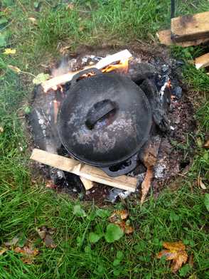 auf kleiner Flamme kochen